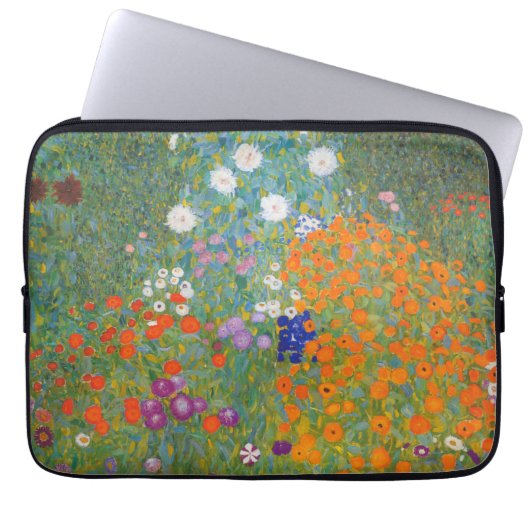 Bauerngarten - Gustav Klimt Laptopschutzhülle (Vorderseite)