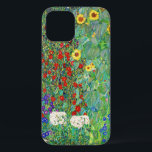 Bauerngarten Gustav Klimt mit Sonnenblumenmalereie Case-Mate iPhone Hülle<br><div class="desc">Bauerngarten Gustav Klimt mit Sonnenblumen Vintage Jugendstil-Malerei</div>