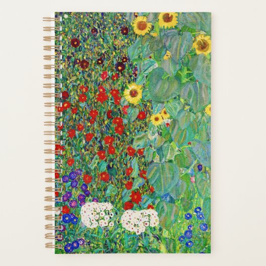 Bauerngarten Gustav Klimt mit Sonnenblumenmalereie Planer (Vorderseite)