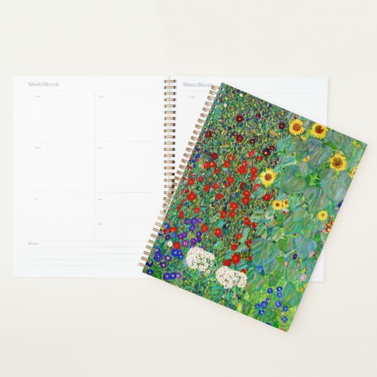 Bauerngarten Gustav Klimt mit Sonnenblumenmalereie Planer (Anzeige)