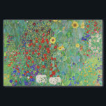 Bauerngarten Gustav Klimt mit Sonnenblumenmalereie Seidenpapier<br><div class="desc">Bauerngarten Gustav Klimt mit Sonnenblumen Vintage Jugendstil-Malerei</div>