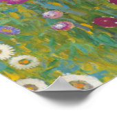 Bauerngarten - Gustav Klimt Poster (Ecke)