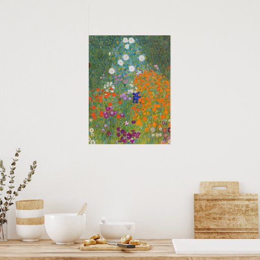 Bauerngarten - Gustav Klimt Poster (Küche)