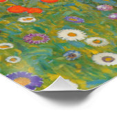 Bauerngarten - Gustav Klimt Poster (Ecke)