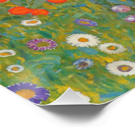 Bauerngarten - Gustav Klimt Poster (Ecke)