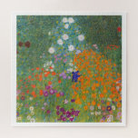 Bauerngarten Gustav Klimt Puzzle<br><div class="desc">Passen Sie die Farbe des Randes nach Wunsch an.</div>