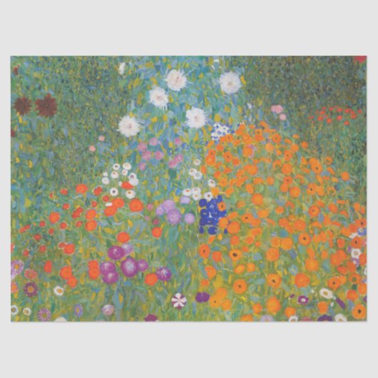 Bauerngarten - Gustav Klimt Seidenpapier (Vorderseite)