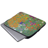Bauerngarten Landschaft Gustav Klimt Laptopschutzhülle (Vorne Knopf)