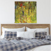 Bauerngarten mit Crucifix von Gustav Klimt Leinwanddruck (Insitu (Schlafzimmer))