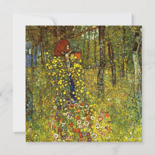 Bauerngarten mit Kruzifix von Gustav Klimt