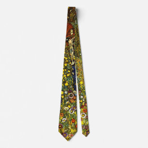 Bauerngarten mit Kruzifix von Gustav Klimt Krawatte