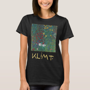 Bauerngarten mit Sonnenblume von Klimt, Vintage Bl T-Shirt