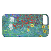 Bauerngarten mit Sonnenblumen, Gustav Klimt Case-Mate iPhone Hülle (Rückseite (Horizontal))