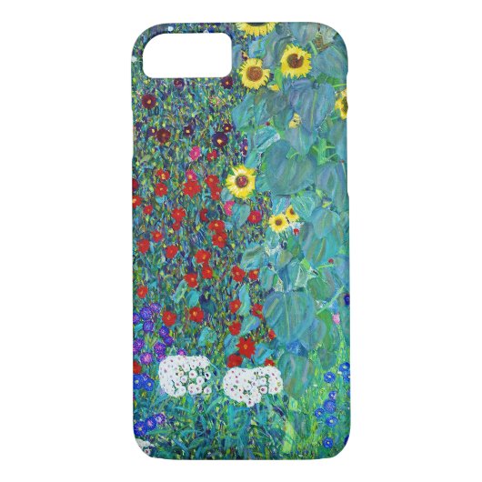 Bauerngarten mit Sonnenblumen, Gustav Klimt Case-Mate iPhone Hülle (Rückseite)