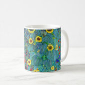 Bauerngarten mit Sonnenblumen, Gustav Klimt Kaffeetasse (VorderseiteRechts)