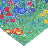 Bauerngarten mit Sonnenblumen, Gustav Klimt Kurzer Tischläufer (Ecke)