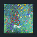 Bauerngarten mit Sonnenblumen, Gustav Klimt Magnet<br><div class="desc">Gustav Klimt (14. Juli 1862 - 6. Februar 1918) war ein österreichischer symbolischer Maler und einer der prominentesten Mitglieder der Wiener Sezessionsbewegung. Klimt ist bekannt für seine Gemälde, Wandgemälde, Skizzen und andere Kunstobjekte. Neben seinen figurativen Werken, die Allegorien und Portraits enthalten, malte er Landschaften. Unter den Künstlern der Wiener Sezession...</div>