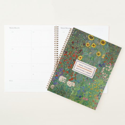 Bauerngarten mit Sonnenblumen Gustav Klimt Planer (Anzeige)