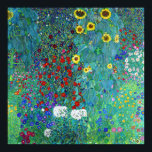 Bauerngarten mit Sonnenblumen, Gustav Klimt Poster<br><div class="desc">Gustav Klimt (14. Juli 1862 - 6. Februar 1918) war ein österreichischer symbolischer Maler und einer der prominentesten Mitglieder der Wiener Sezessionsbewegung. Klimt ist bekannt für seine Gemälde, Wandgemälde, Skizzen und andere Kunstobjekte. Neben seinen figurativen Werken, die Allegorien und Portraits enthalten, malte er Landschaften. Unter den Künstlern der Wiener Sezession...</div>