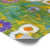 Bauerngarten mit Sonnenblumen — Gustav Klimt Poster (Ecke)