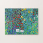 Bauerngarten mit Sonnenblumen, Gustav Klimt Puzzle<br><div class="desc">Gustav Klimt (14. Juli 1862 - 6. Februar 1918) war ein österreichischer symbolischer Maler und einer der prominentesten Mitglieder der Wiener Sezessionsbewegung. Klimt ist bekannt für seine Gemälde, Wandgemälde, Skizzen und andere Kunstobjekte. Neben seinen figurativen Werken, die Allegorien und Portraits enthalten, malte er Landschaften. Unter den Künstlern der Wiener Sezession...</div>