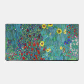 Bauerngarten mit Sonnenblumen, Gustav Klimt Schreibtischunterlage (Vorderseite)