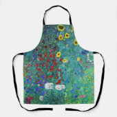 Bauerngarten mit Sonnenblumen, Gustav Klimt Schürze (Vorderseite)
