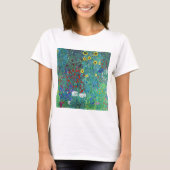 Bauerngarten mit Sonnenblumen, Gustav Klimt T-Shirt (Vorderseite)