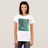 Bauerngarten mit Sonnenblumen, Gustav Klimt T-Shirt (Vorne ganz)