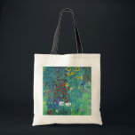 Bauerngarten mit Sonnenblumen, Gustav Klimt Tragetasche<br><div class="desc">Gustav Klimt (14. Juli 1862 - 6. Februar 1918) war ein österreichischer symbolischer Maler und einer der prominentesten Mitglieder der Wiener Sezessionsbewegung. Klimt ist bekannt für seine Gemälde, Wandgemälde, Skizzen und andere Kunstobjekte. Neben seinen figurativen Werken, die Allegorien und Portraits enthalten, malte er Landschaften. Unter den Künstlern der Wiener Sezession...</div>