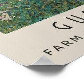Bauerngarten mit Sonnenblumen Poster (Ecke)
