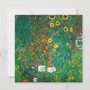 Bauerngarten mit Sonnenblumen von Gustav Klimt 190