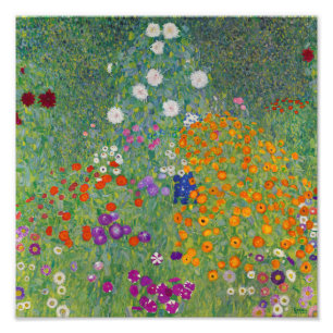 Bauerngarten, Ölmalerei, Gustav Klimt Fotodruck