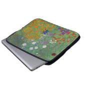 Bauerngarten, Ölmalerei, Gustav Klimt Laptopschutzhülle (Vorne Knopf)