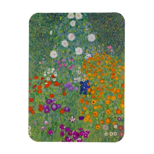 Bauerngarten, Ölmalerei, Gustav Klimt Magnet (Vertikal)