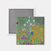 Bauerngarten, Ölmalerei, Gustav Klimt Magnet (Vorderseite/Rückseite)