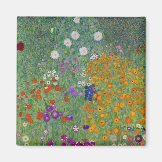 Bauerngarten, Ölmalerei, Gustav Klimt Magnet (Vorne)