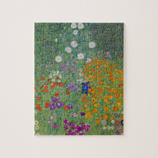 Bauerngarten, Ölmalerei, Gustav Klimt Puzzle (Vertikal)