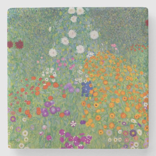 Bauerngarten, Ölmalerei, Gustav Klimt Steinuntersetzer (Vorderseite)