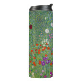 Bauerngarten, Ölmalerei, Gustav Klimt Thermosbecher (Nach links gedreht)