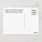 Bauerngarten Postkarte (Rückseite)