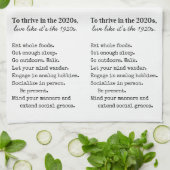 Bauernhaus 1920er Jahre einfach leben Geschirrtuch (Gefaltet)