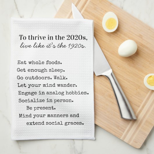 Bauernhaus 1920er Jahre einfach leben Geschirrtuch (Viertel Falte)