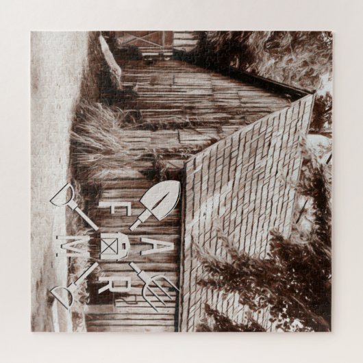 Bauernhaus Antiker Stall Puzzle (Horizontal)