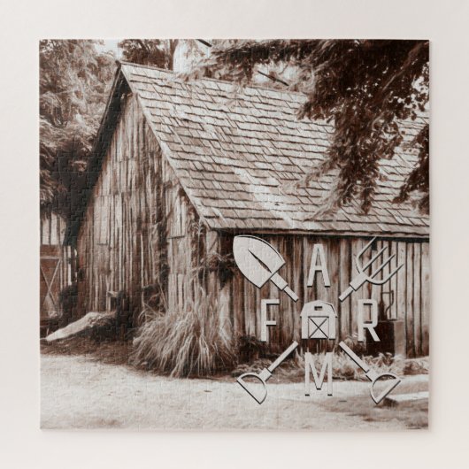 Bauernhaus Antiker Stall Puzzle (Vertikal)