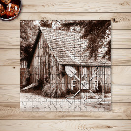 Bauernhaus Antiker Stall Puzzle