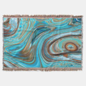 Bauernhaus aquamarin blau Woodgrain türkisfarbene Decke (Vorderseite)