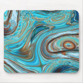 Bauernhaus aquamarin blau Woodgrain türkisfarbene Mousepad (Vorne)