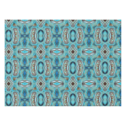 Bauernhaus aquamarin blau Woodgrain türkisfarbene  Tischdecke (Vorderseite (Horizontal))