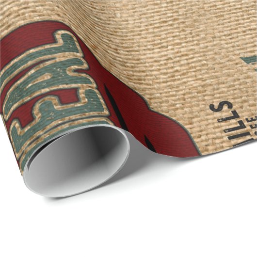 Bauernhaus-Art-Korn-Sackentwurf Geschenkpapier (Rolleneckpunkt)